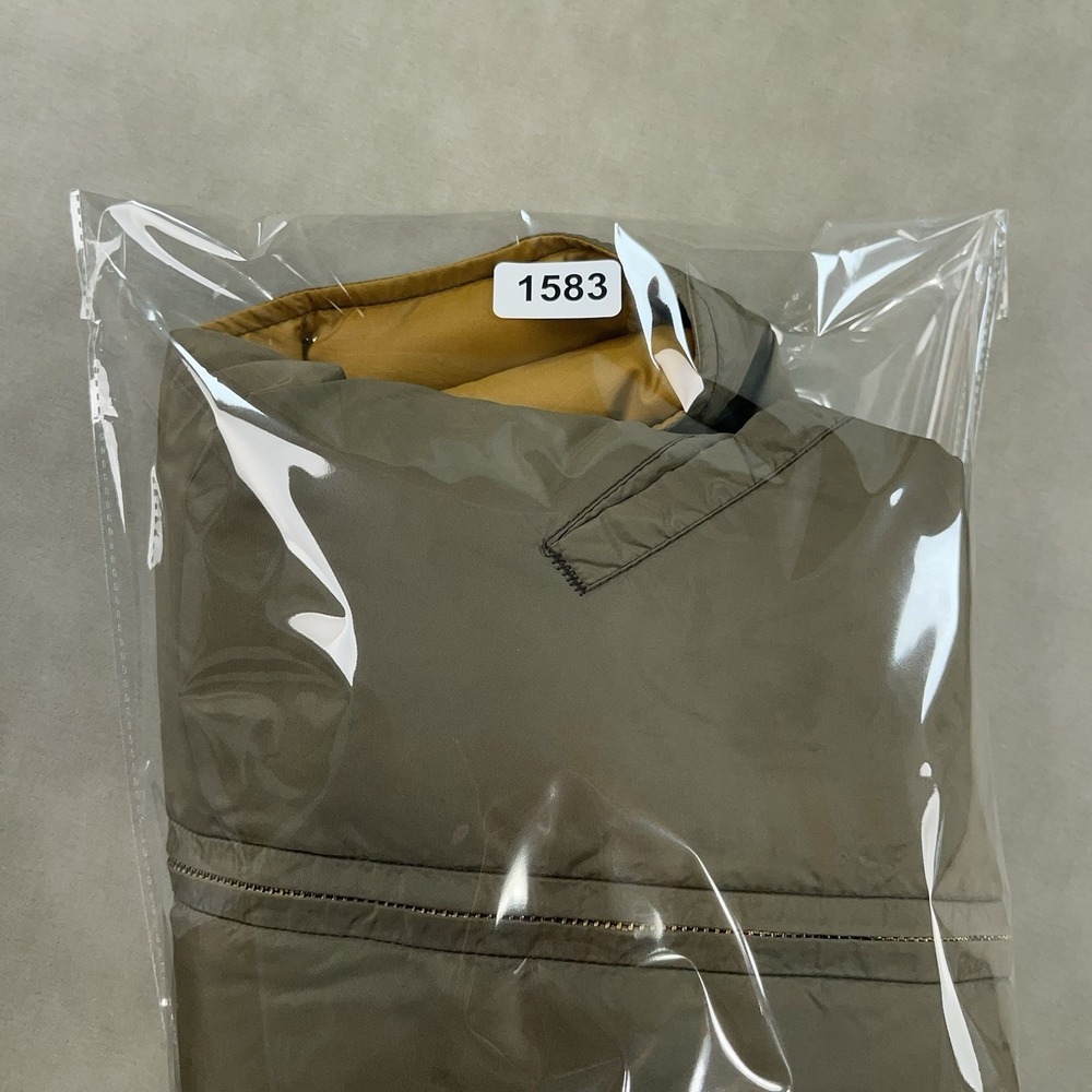 Vintage 1960s Eddie Bauer Goose Down Vest Olive Green Talon Zipper Gusset - Picture 14 of 14
